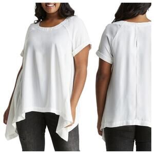 NWT Estelle Women's Cora Top Milk Size 2X